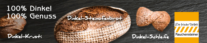 Werbung der Bäckerei Rauchensteiner