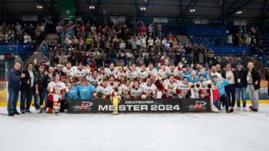 Die U 20 des EV Landshut ist Deutscher Meister