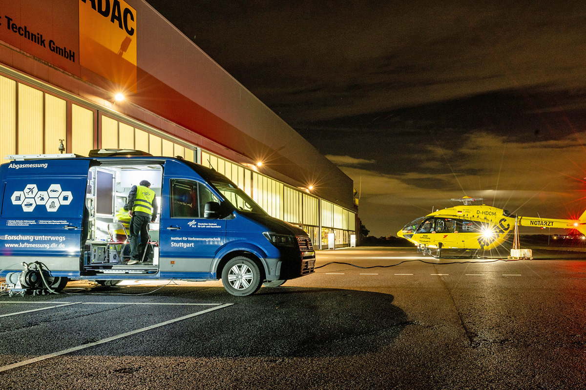 ADAC Luftrettung: Weniger Rußpartikel durch Biokerosin - Klartext.la