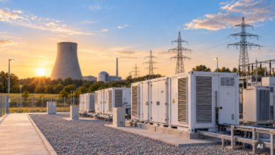 NIEDERAICHBACH Bayerns Wirtschafts- und Energieminister Hubert Aiwanger begrüßt die Pläne von Advisum für den Bau eines Batteriegroßspeichers samt KI-Rechenzentrum in Niederaichbach im Landkreis Landshut