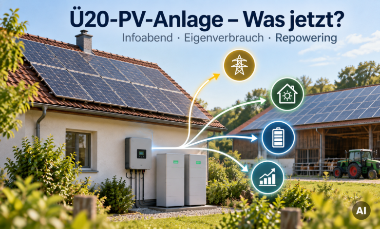 Infoabend zu Ü20-PV-Anlagen und Eigenverbrauch